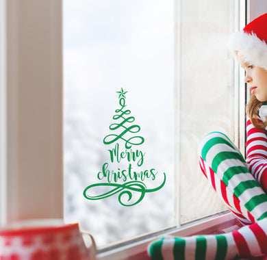 Christmas Tree - Christmas Wall / Window Sticker
