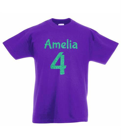 Name and Age -  Children's Short Sleeve T-Shirt