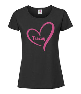 Name and heart - Women's T-Shirt