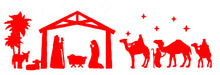 Load image into Gallery viewer, Nativity Scene - Christmas Wall / Window Sticker