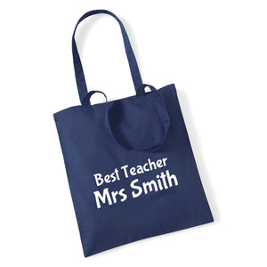 Best Teacher - Tote Bag With Personalisation Option