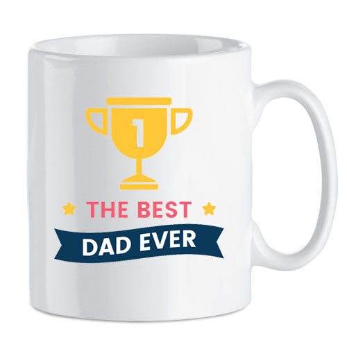 Father's Day Mug - Personalised - No 1 Trophy