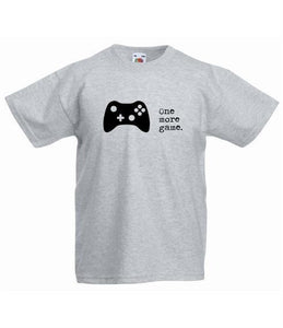 One More Game -  Children's Short Sleeve T-Shirt