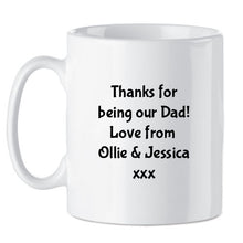 Load image into Gallery viewer, Father&#39;s Day Mug - Personalised - No 1 Trophy