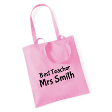 Load image into Gallery viewer, Best Teacher - Tote Bag With Personalisation Option