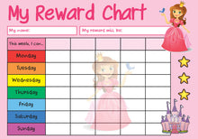 Load image into Gallery viewer, Princess A4 Reward Chart