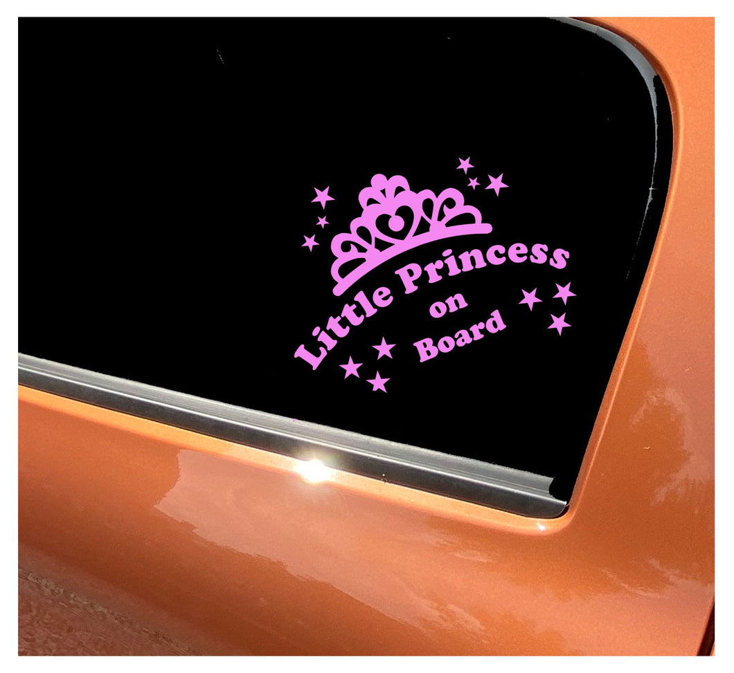 Little Princess On Board - Car Sticker