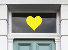 Load image into Gallery viewer, Yellow Memorial / Remembrance Heart - Vinyl Wall / Window Sticker