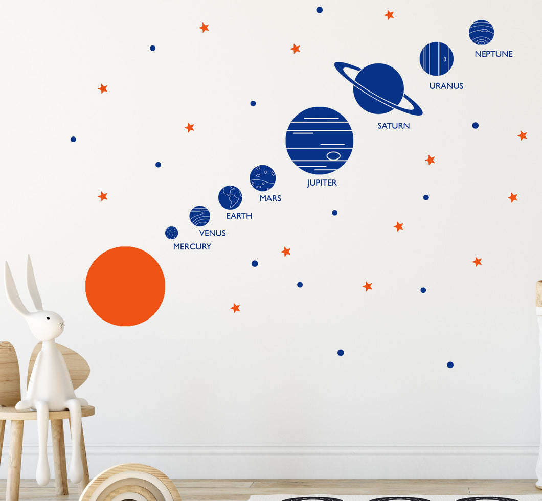 Solar System Wall Art Vinyl Sticker