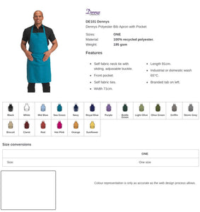 Head Chef - Apron with Pocket