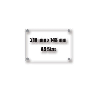 Acrylic House Sign - House Number and Street - A5 - 210 x 148mm