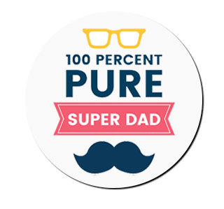 Father's Day Coaster - Super Dad