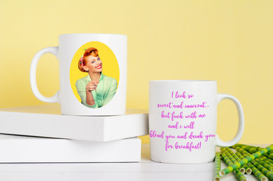 Sweet and Innocent - Rude Mug - Novelty Gift