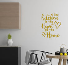 Load image into Gallery viewer, The Kitchen Is The Heart Of The Home - Kitchen Dining Wall Art