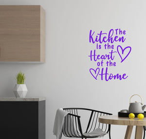 The Kitchen Is The Heart Of The Home - Kitchen Dining Wall Art