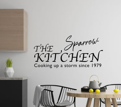 Personalised Family Kitchen Art - Kitchen Dining Wall Art