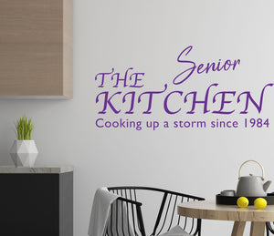 Personalised Family Kitchen Art - Kitchen Dining Wall Art