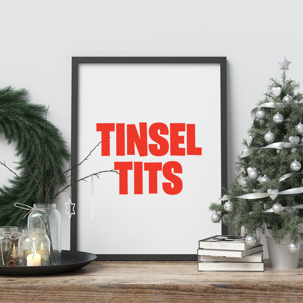Tinsel Tits - A4 Print