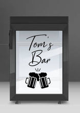 Load image into Gallery viewer, Personalised Bar Sticker - Vinyl Wall / Window Art Sticker - Pub Man Cave Beer