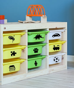 Toy Box Image Labels  - Set A - Toy Box Storage Sticker