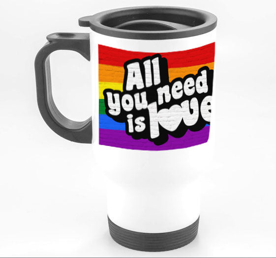 All You Need Is Love Travel Mugs