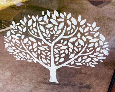 Tree Vinyl Sticker - Create Window, Wall or Glass Display - 7 Colours to Choose from