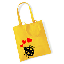 Load image into Gallery viewer, Ladybird With Hearts - Tote Bag